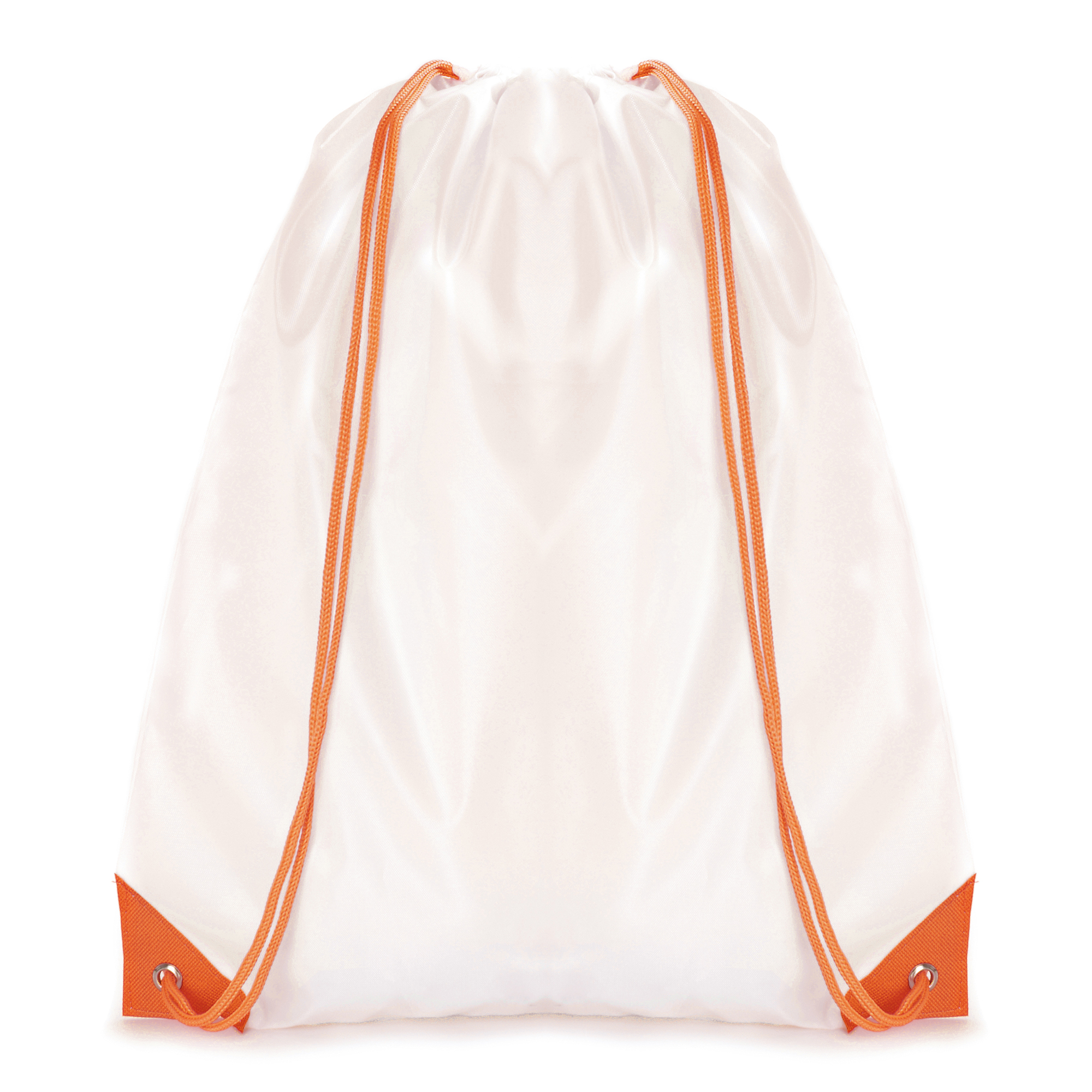 Picture of White Coloured Trim Pegasus Drawstring Bag
