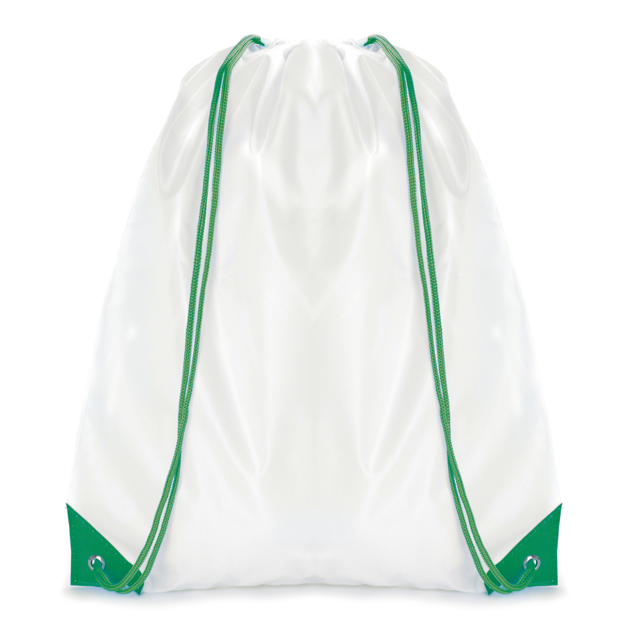 Picture of White Coloured Trim Pegasus Drawstring Bag
