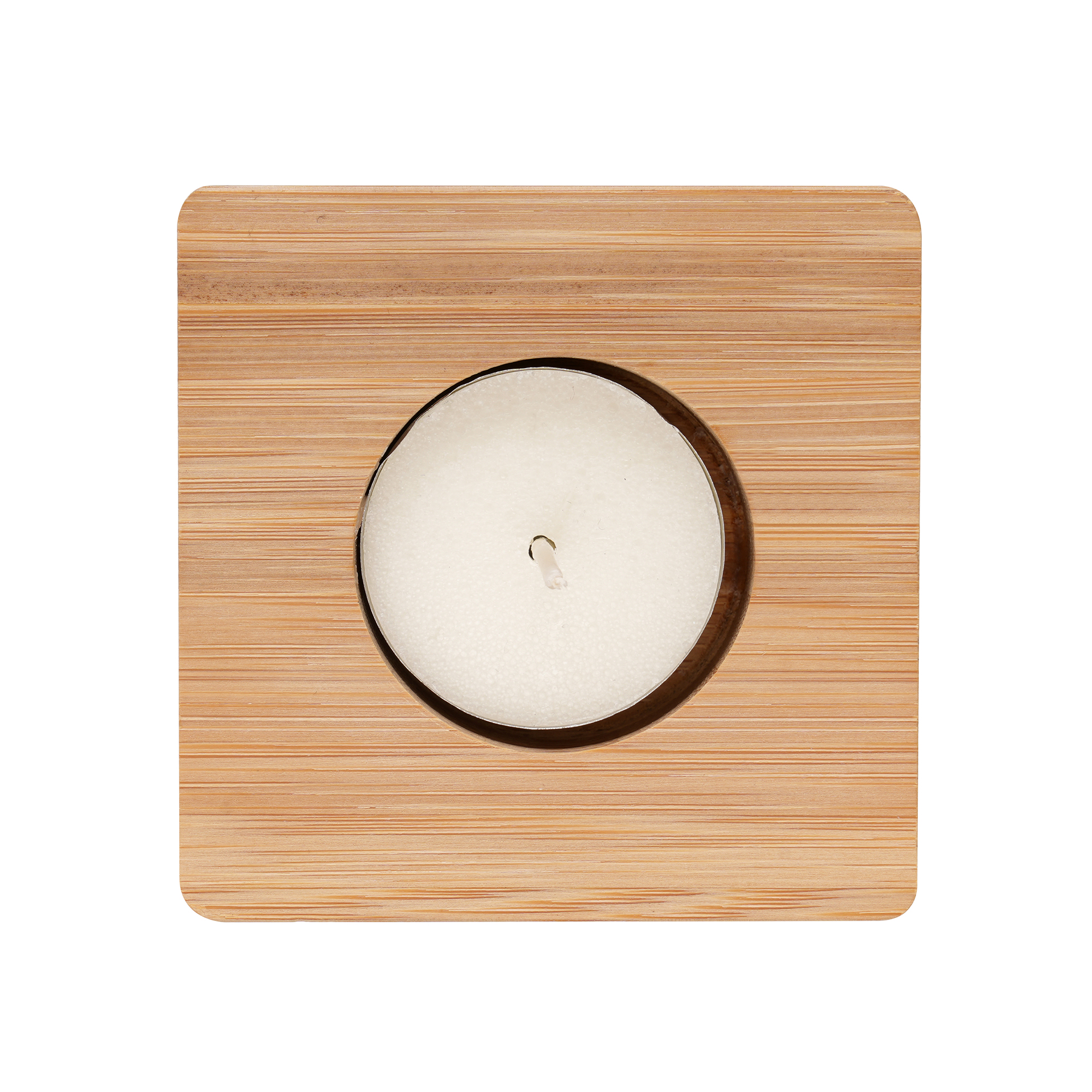 Picture of Bamboo Tealight Holder (Includes Tealight)