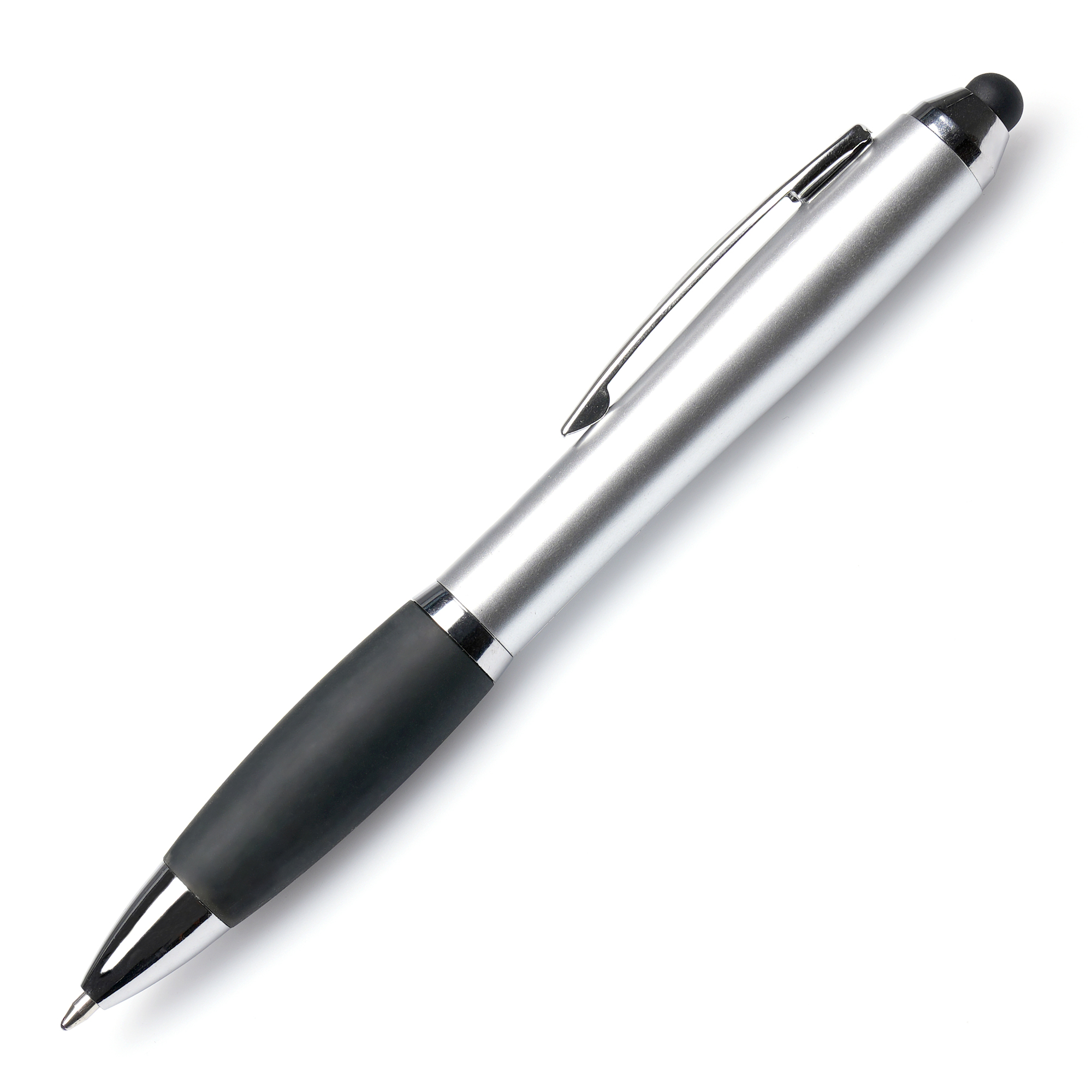 Picture of Shanghai Soft Stylus Ball Pen (silver barrel)