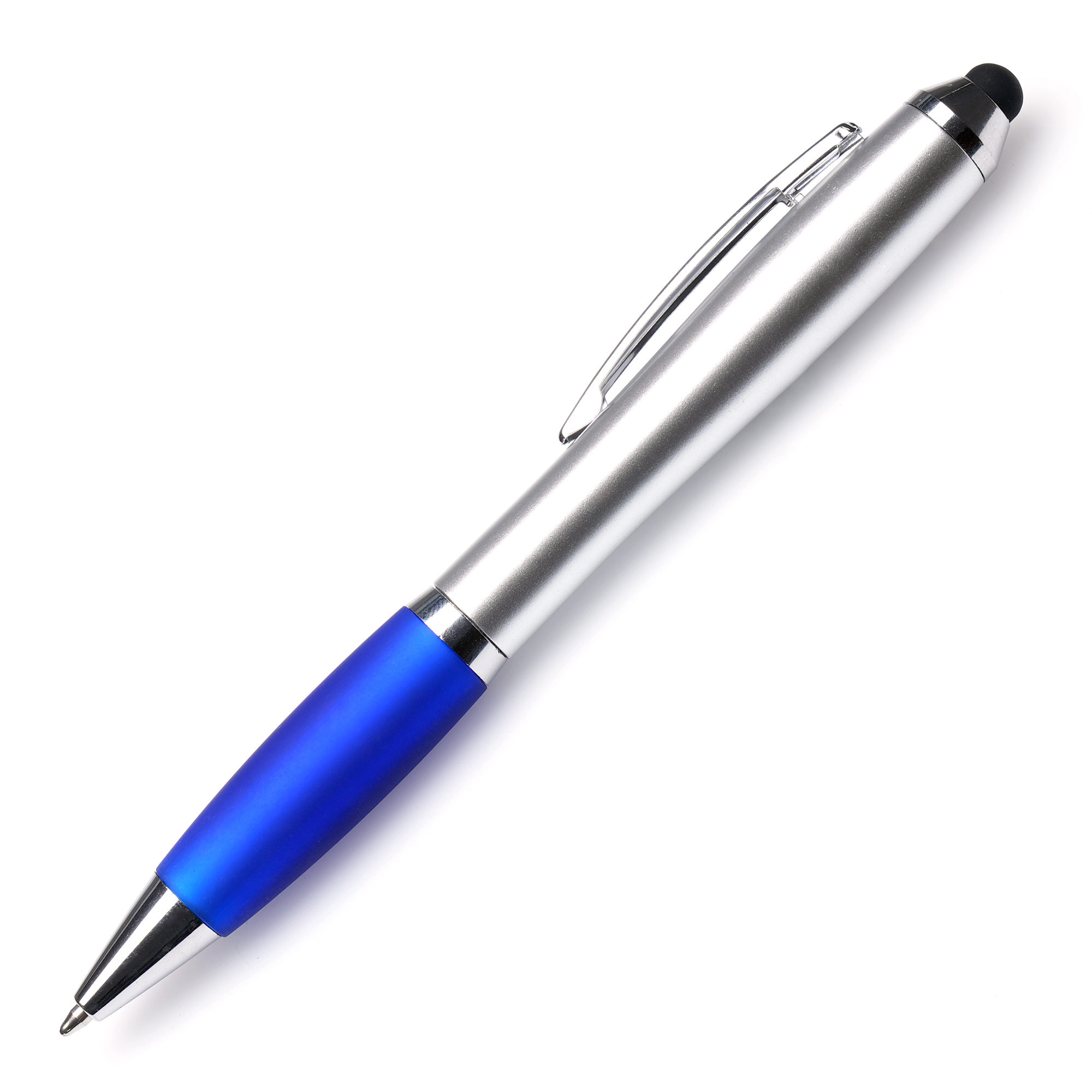 Picture of Shanghai Soft Stylus Ball Pen (silver barrel)