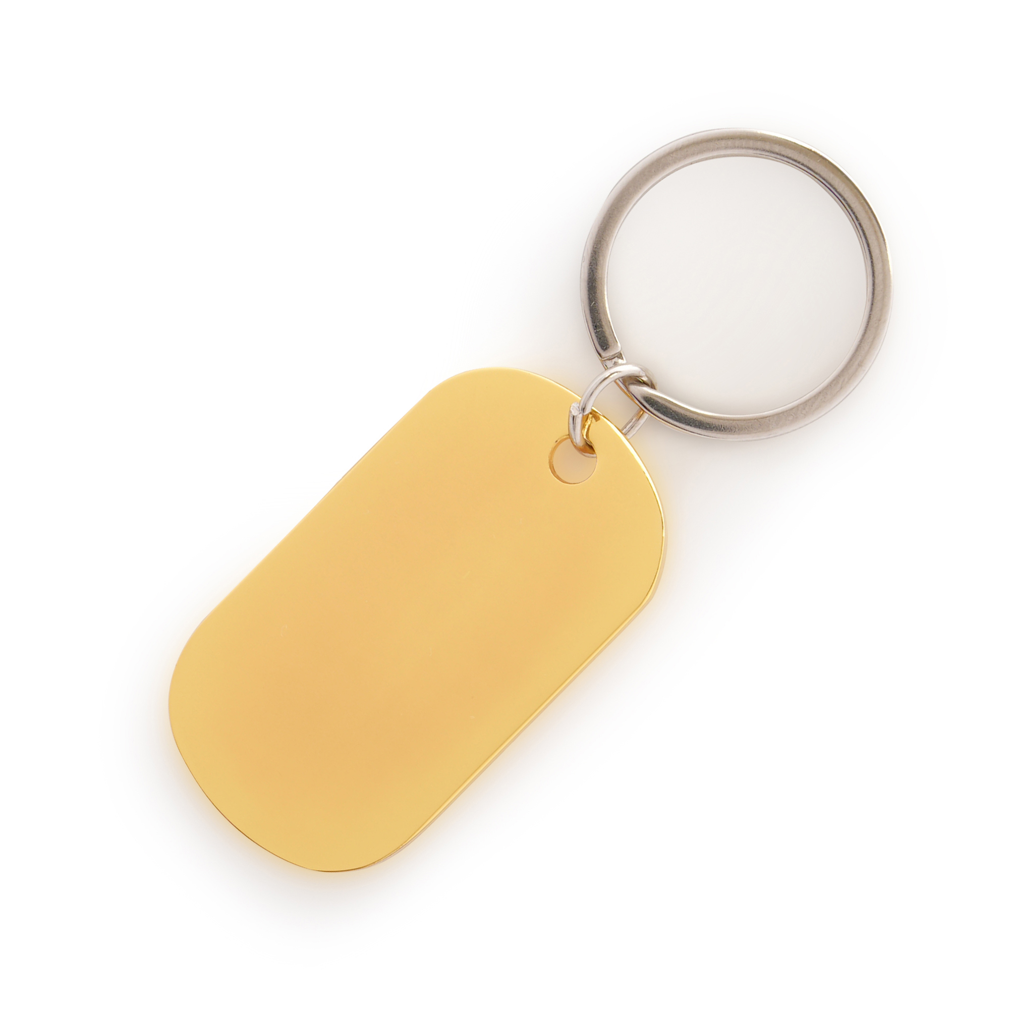 Picture of Metal Dog Tag Style Keyring