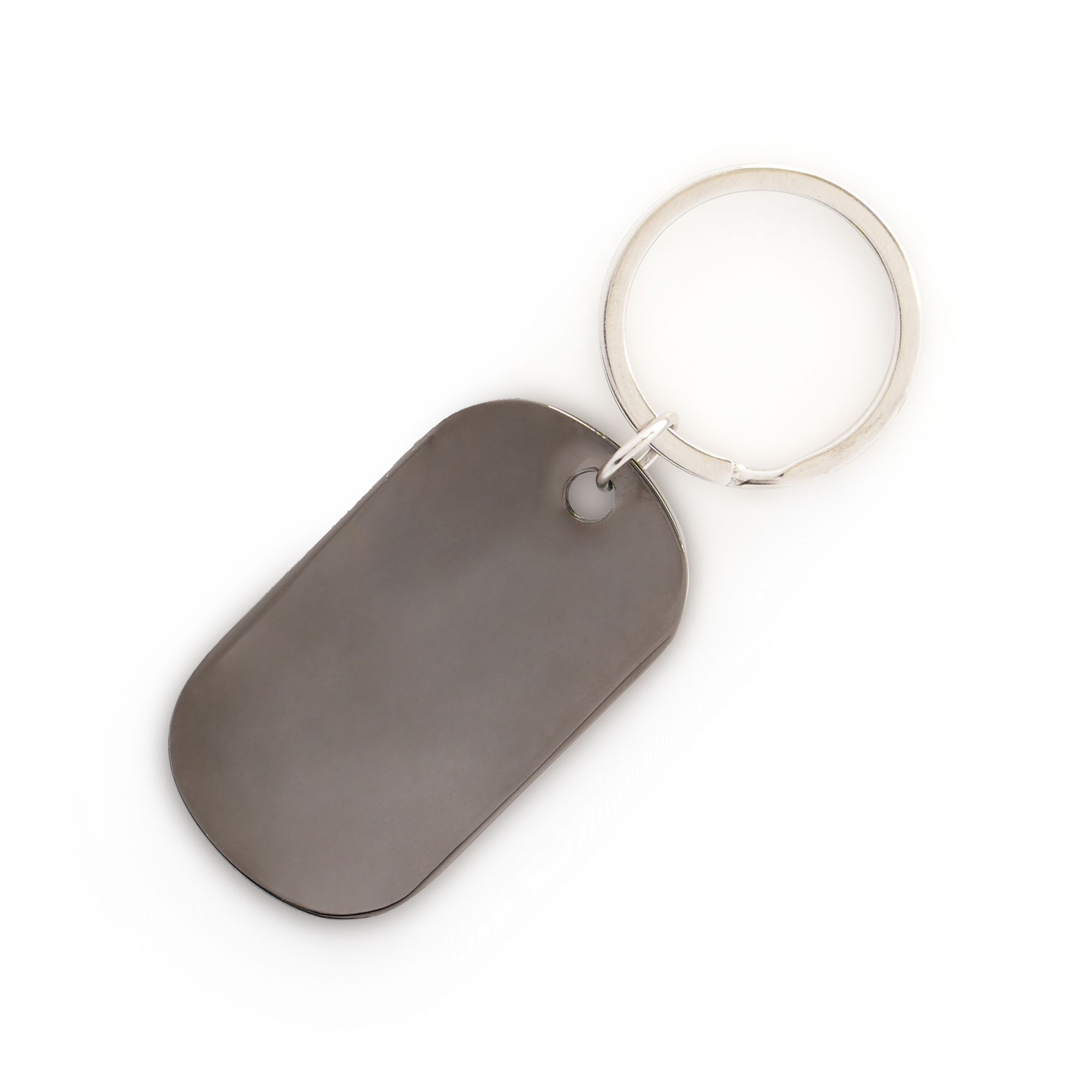 Picture of Metal Dog Tag Style Keyring