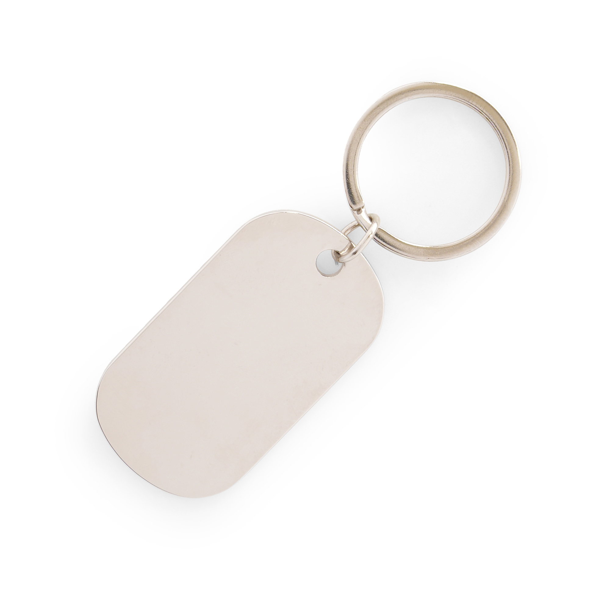 Picture of Metal Dog Tag Style Keyring