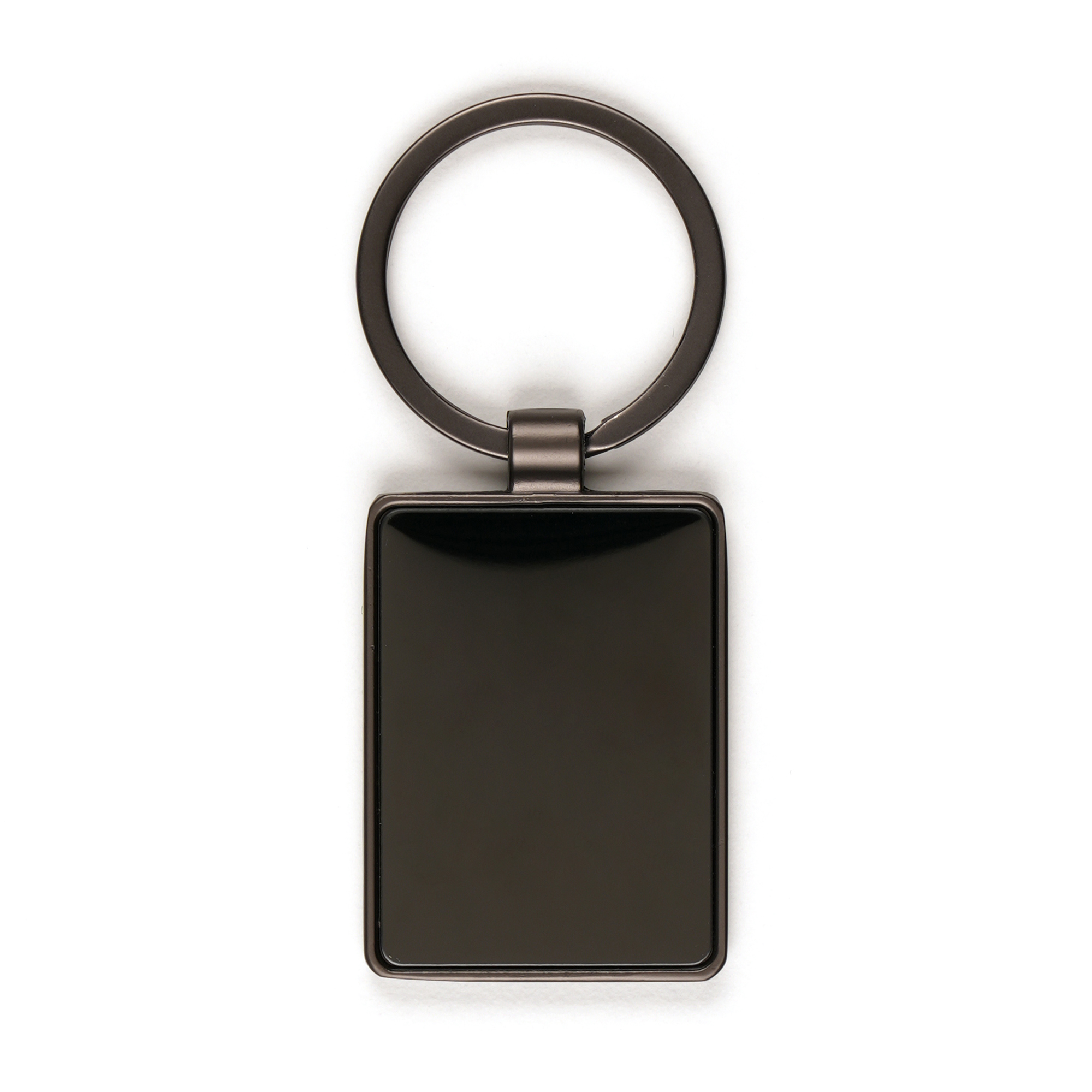 Picture of Rectangular Gun Metal Keyring