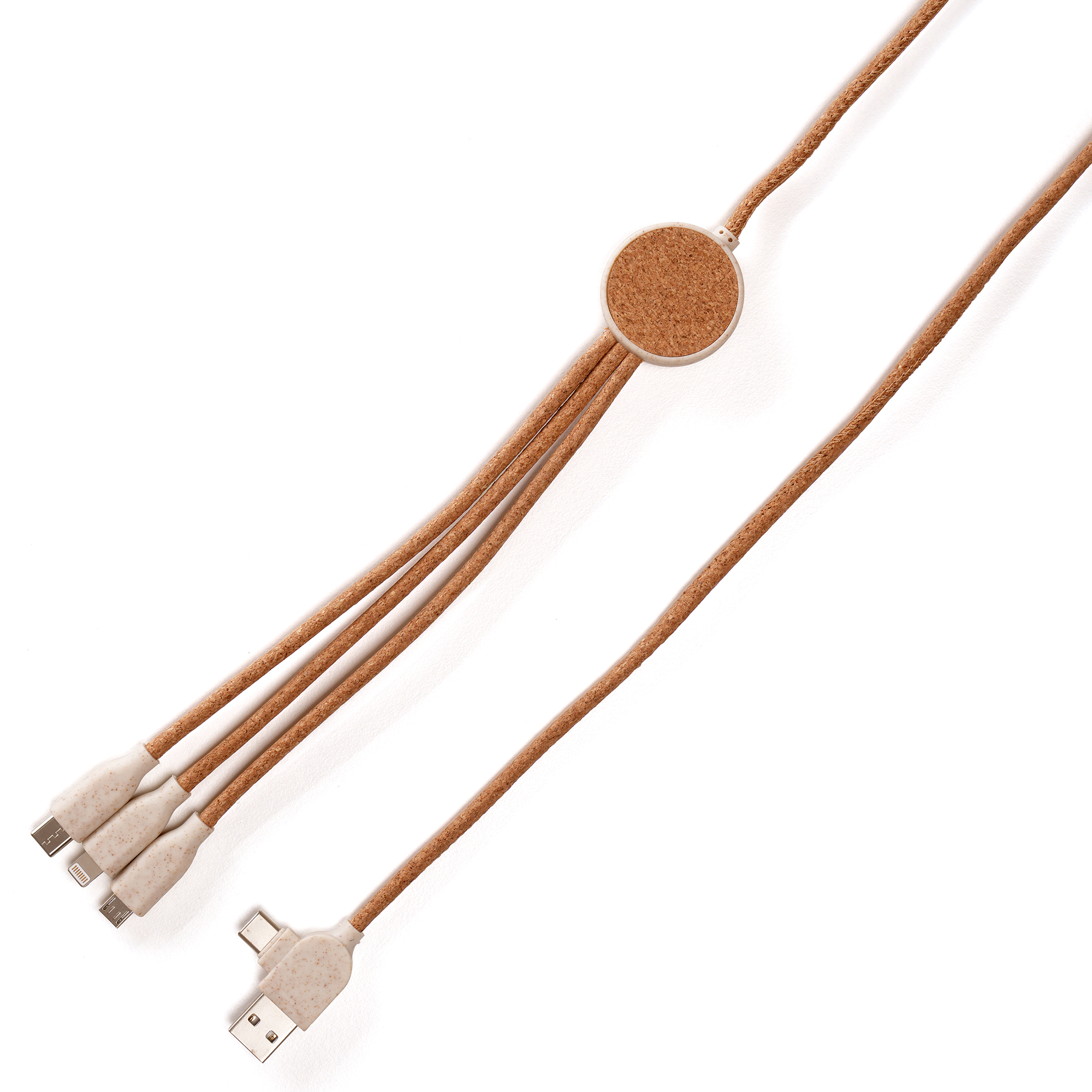 Picture of USB-C 3 In 1 Cork Charging Cable