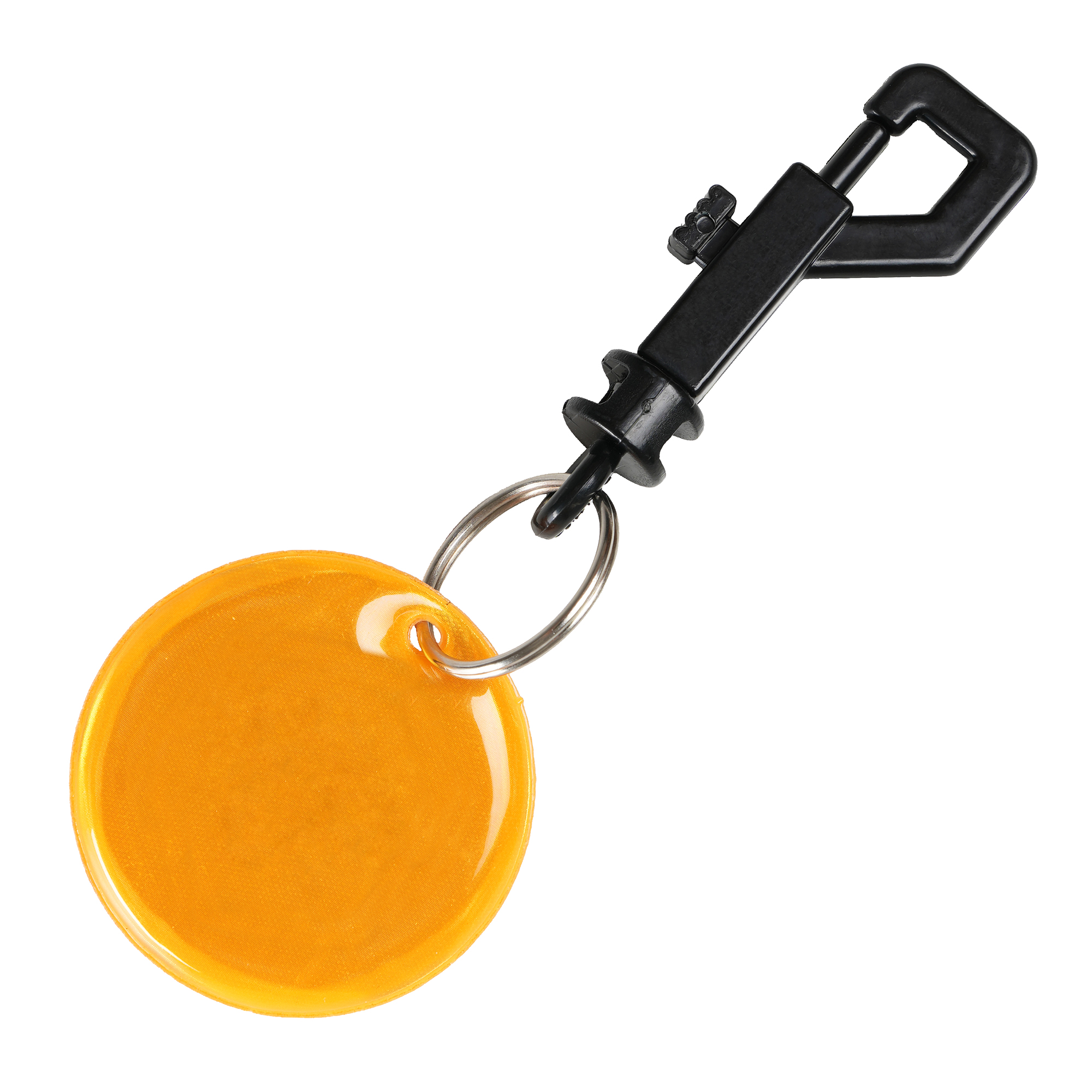 Picture of Round Reflective Keyring with Clip