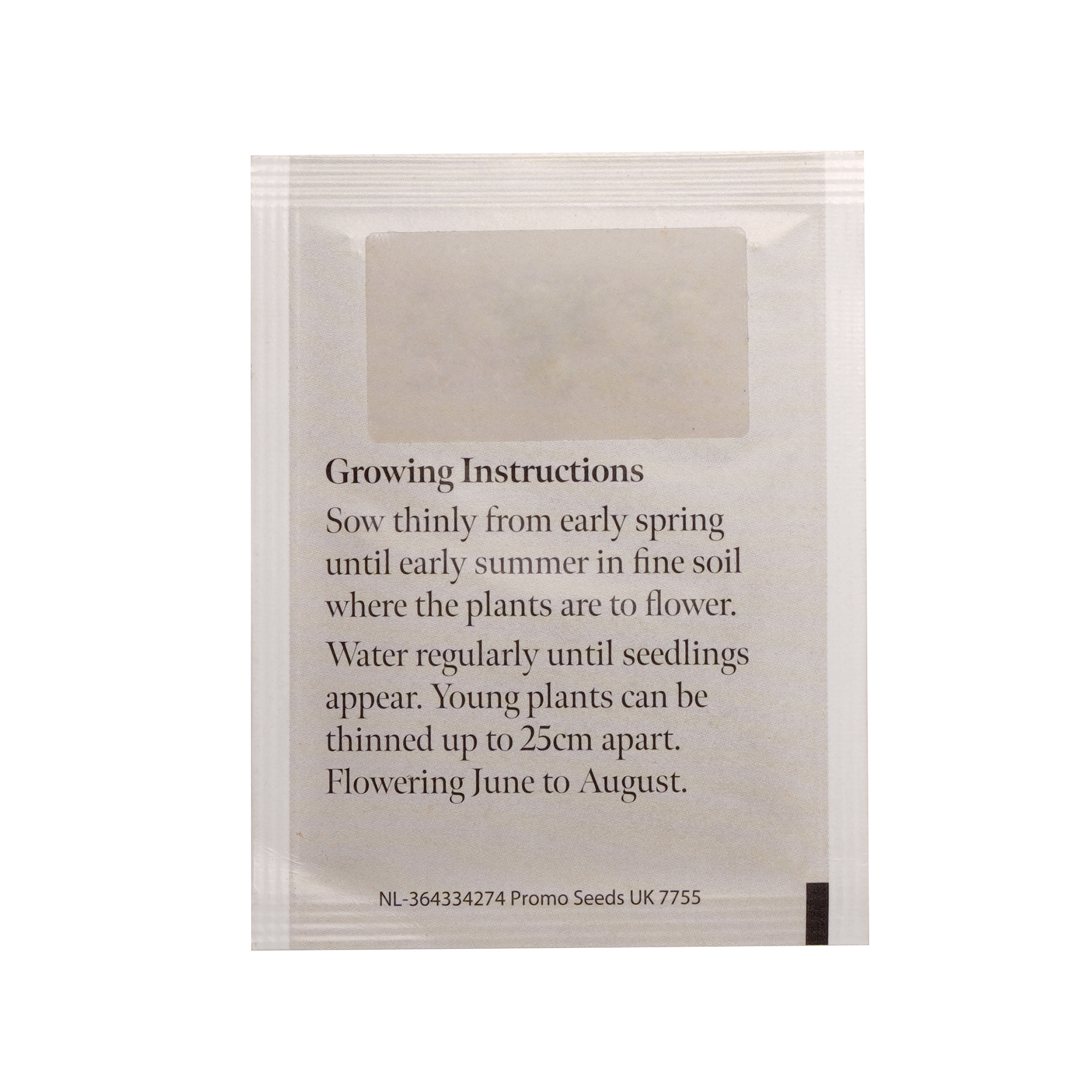 Picture of Standard Seed Packet