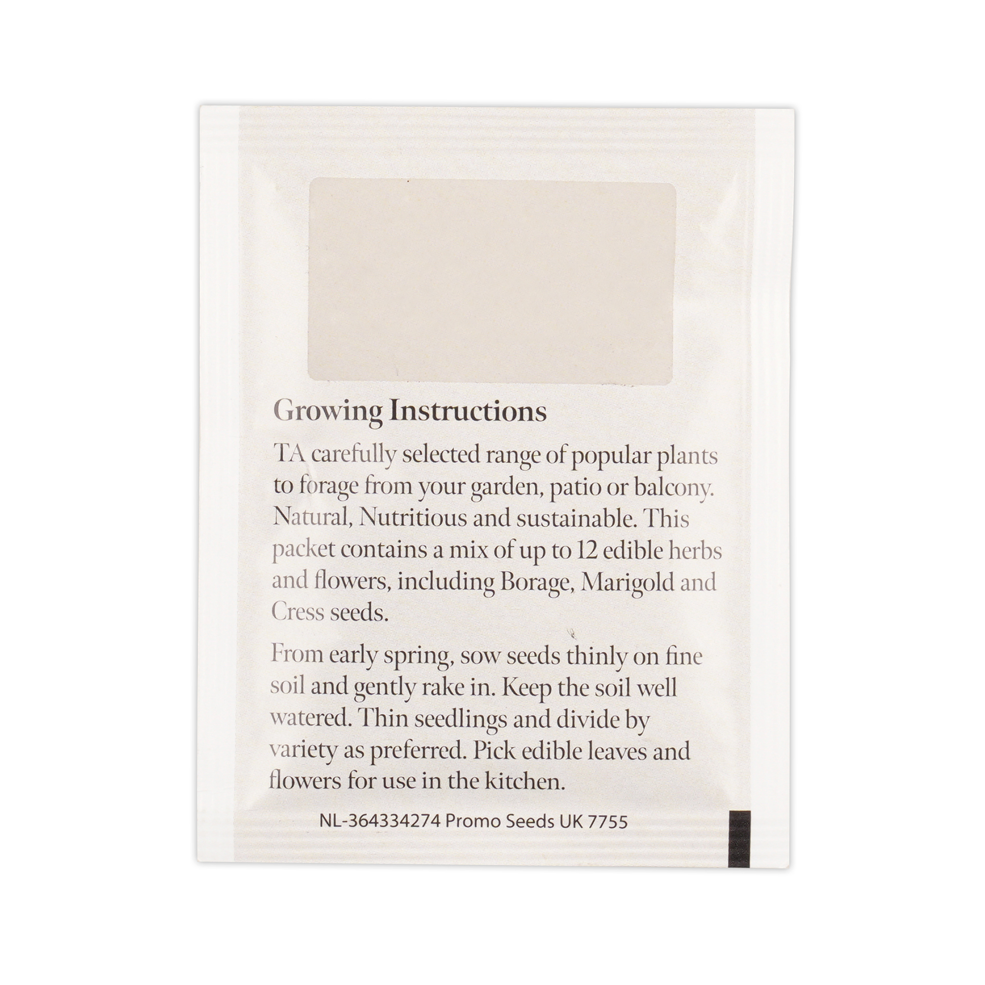Picture of Standard Seed Packet