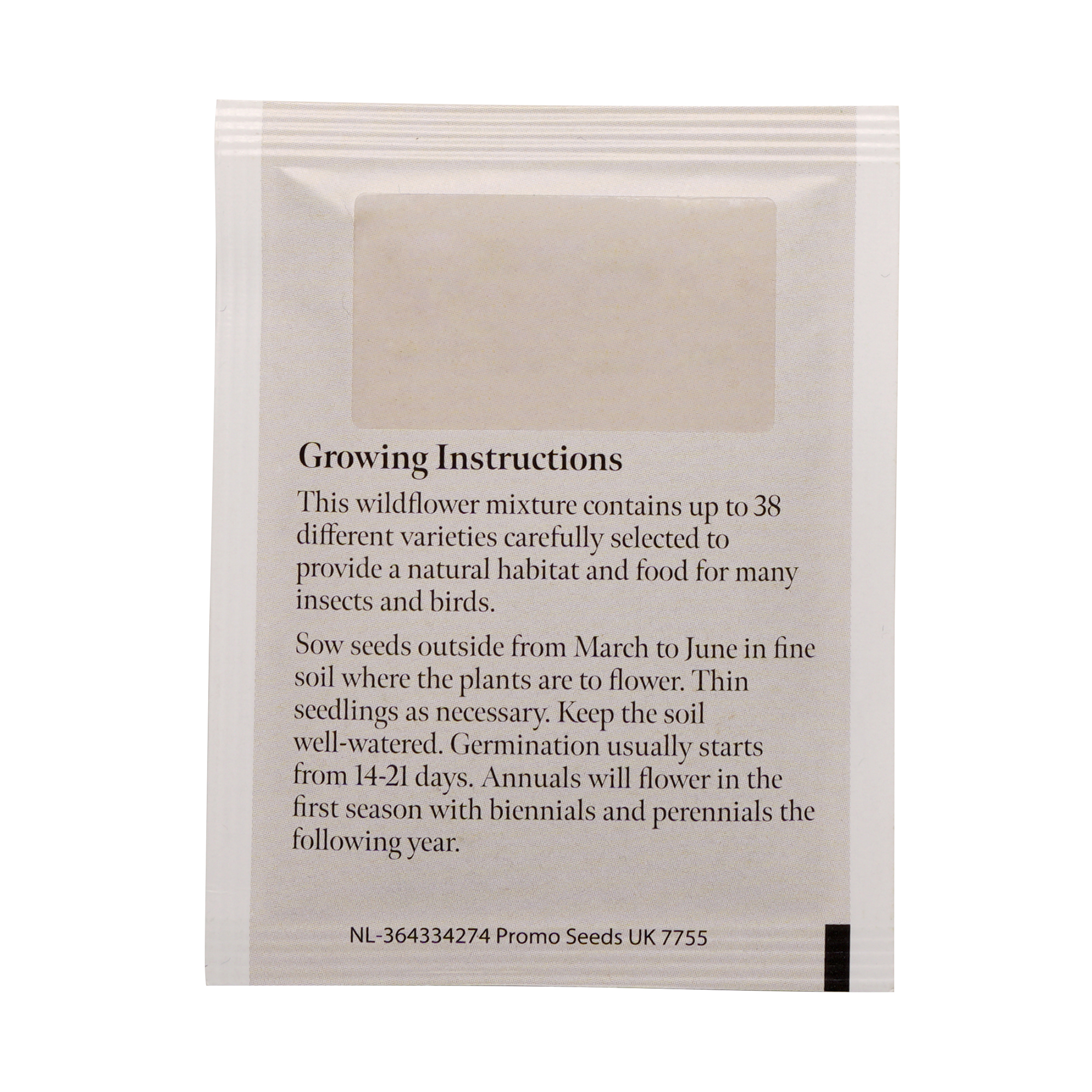 Picture of Standard Seed Packet