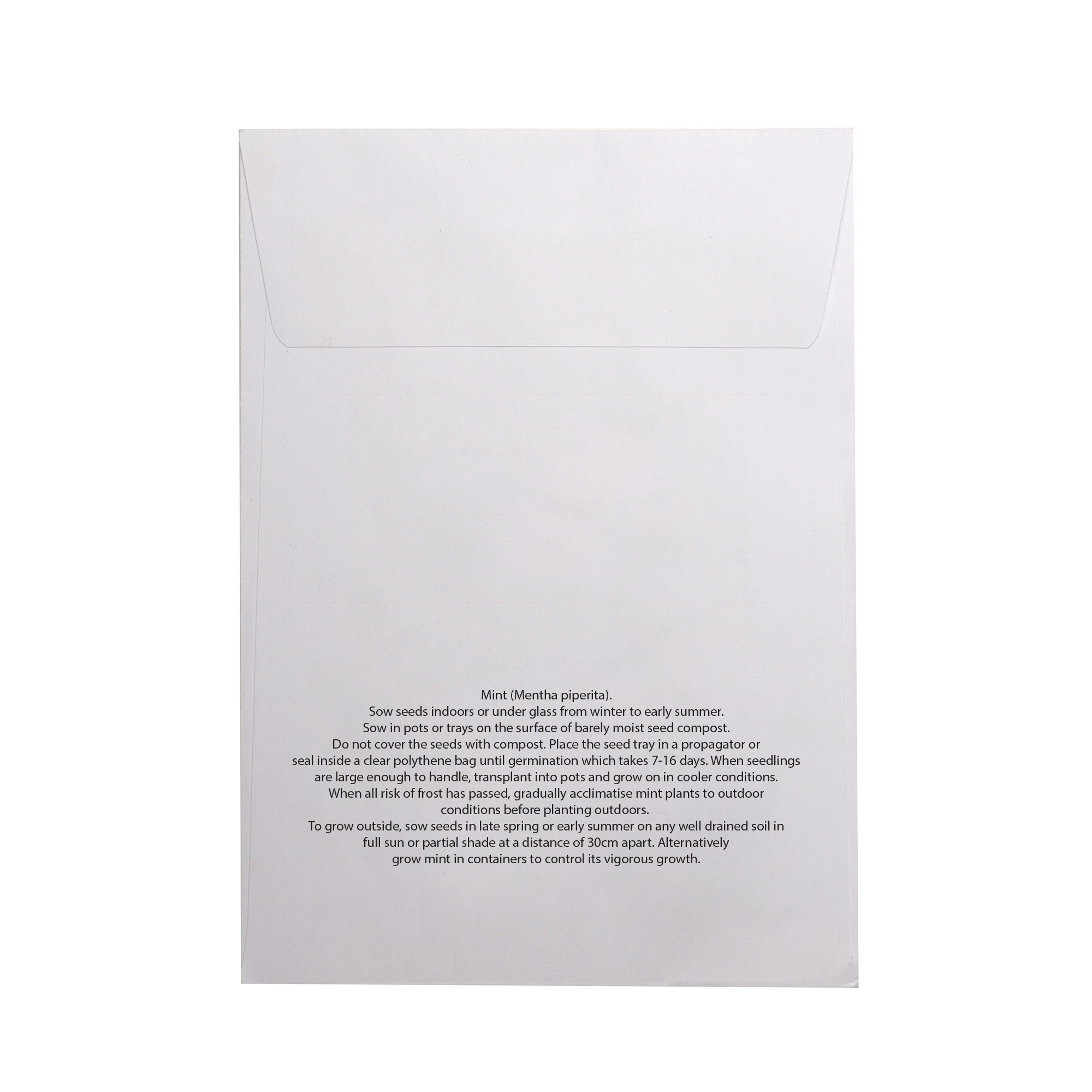 Picture of White Paper Seed Envelope