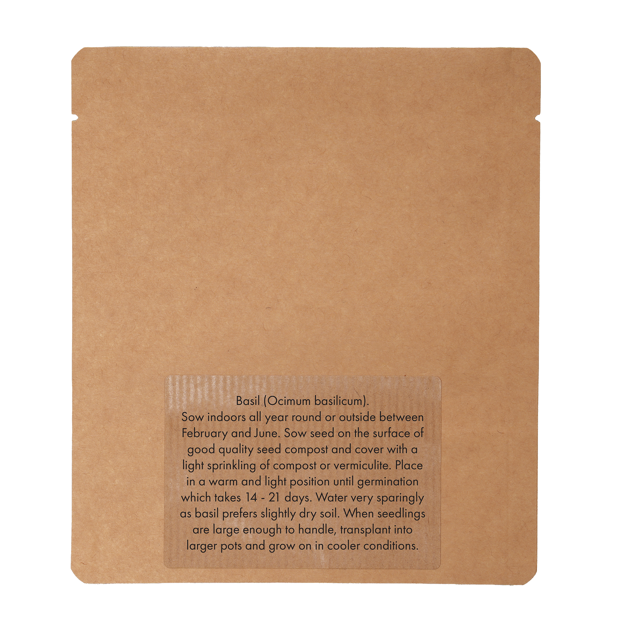 Picture of Natural Heat Sealed Pouch Planter
