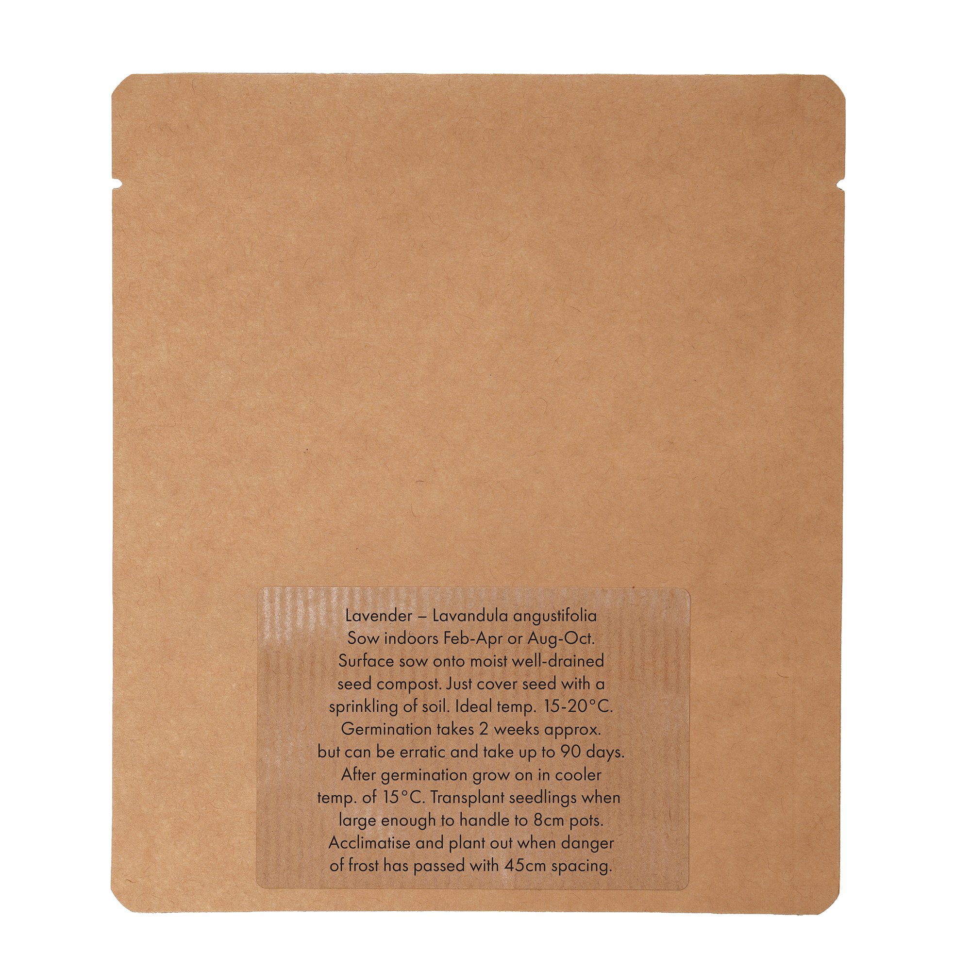 Picture of Natural Heat Sealed Pouch Planter