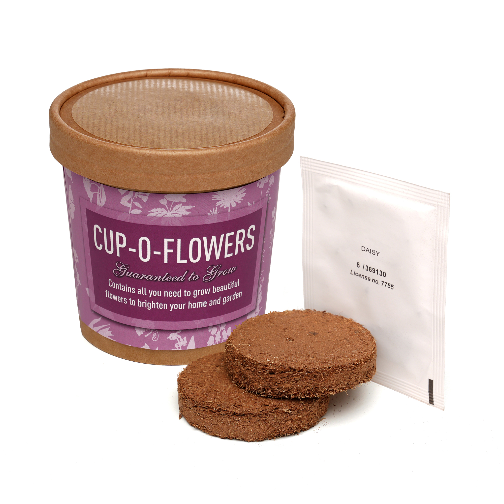 Picture of Natural Cup-O-Flowers Grow Kit