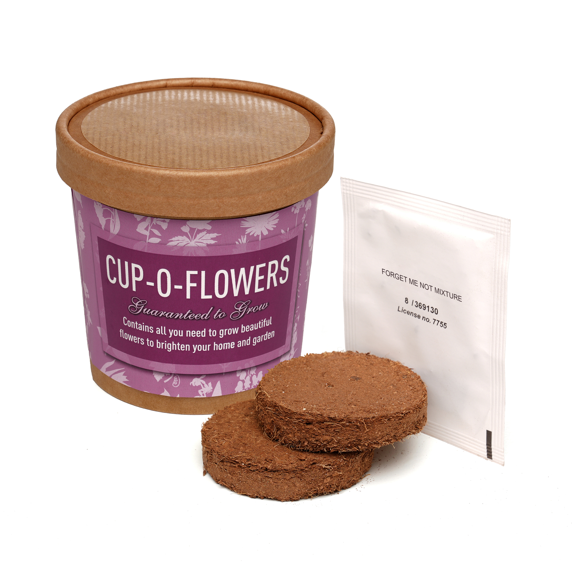 Picture of Natural Cup-O-Flowers Grow Kit