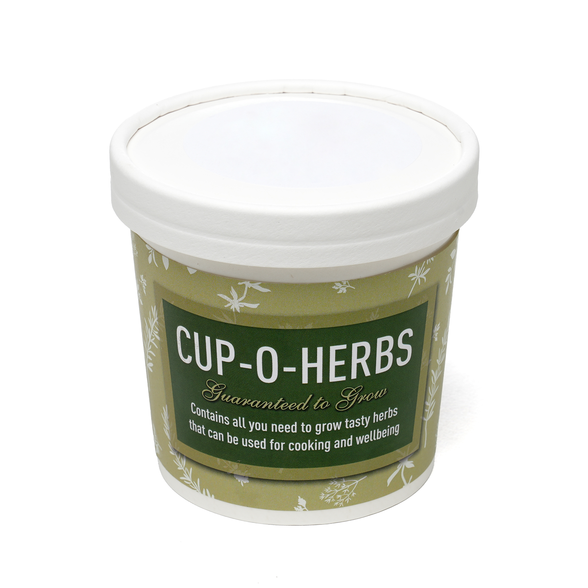 Picture of White Cup-O-Herbs Grow Kit