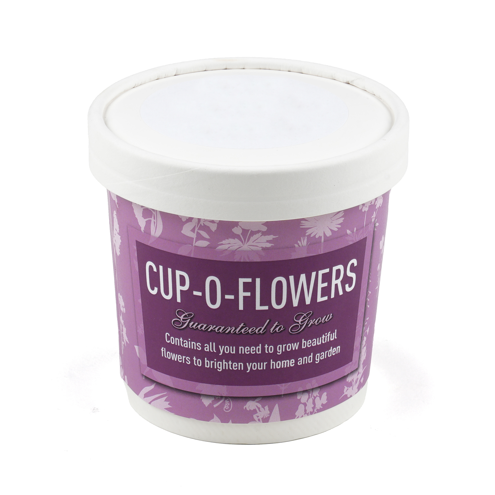 Picture of White Cup-O-Flowers Grow Kit