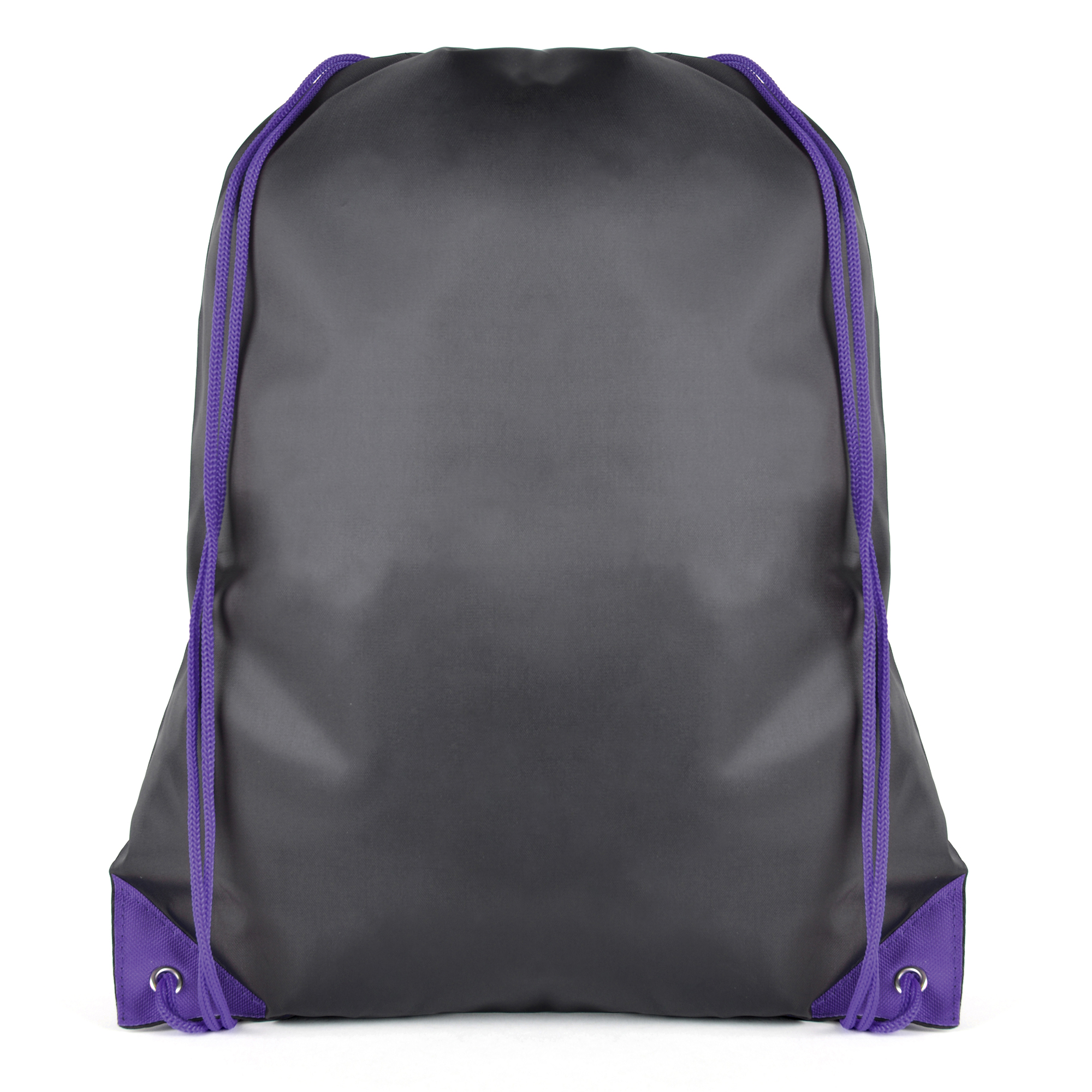 Picture of Black Coloured Trim Pegasus Drawstring Bag