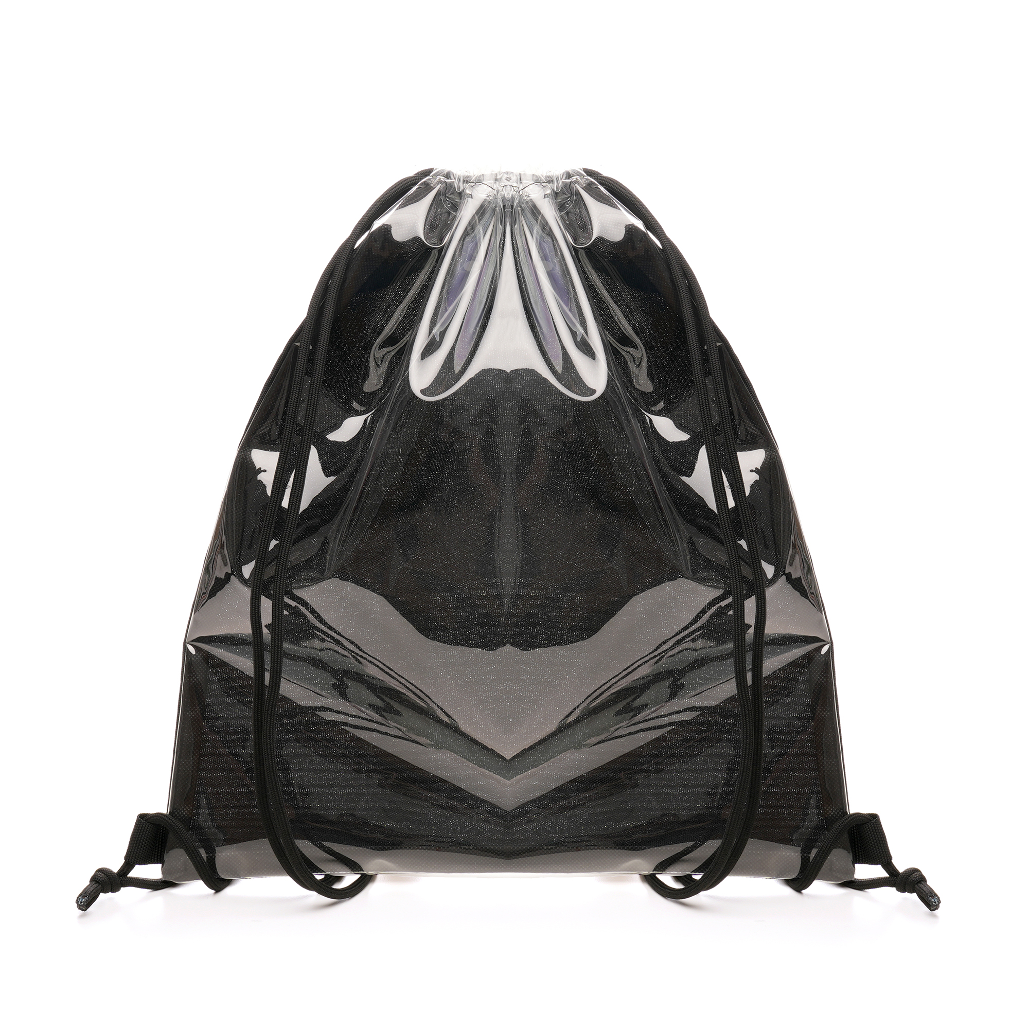 Picture of Transparent Fabric Drawstring Bag