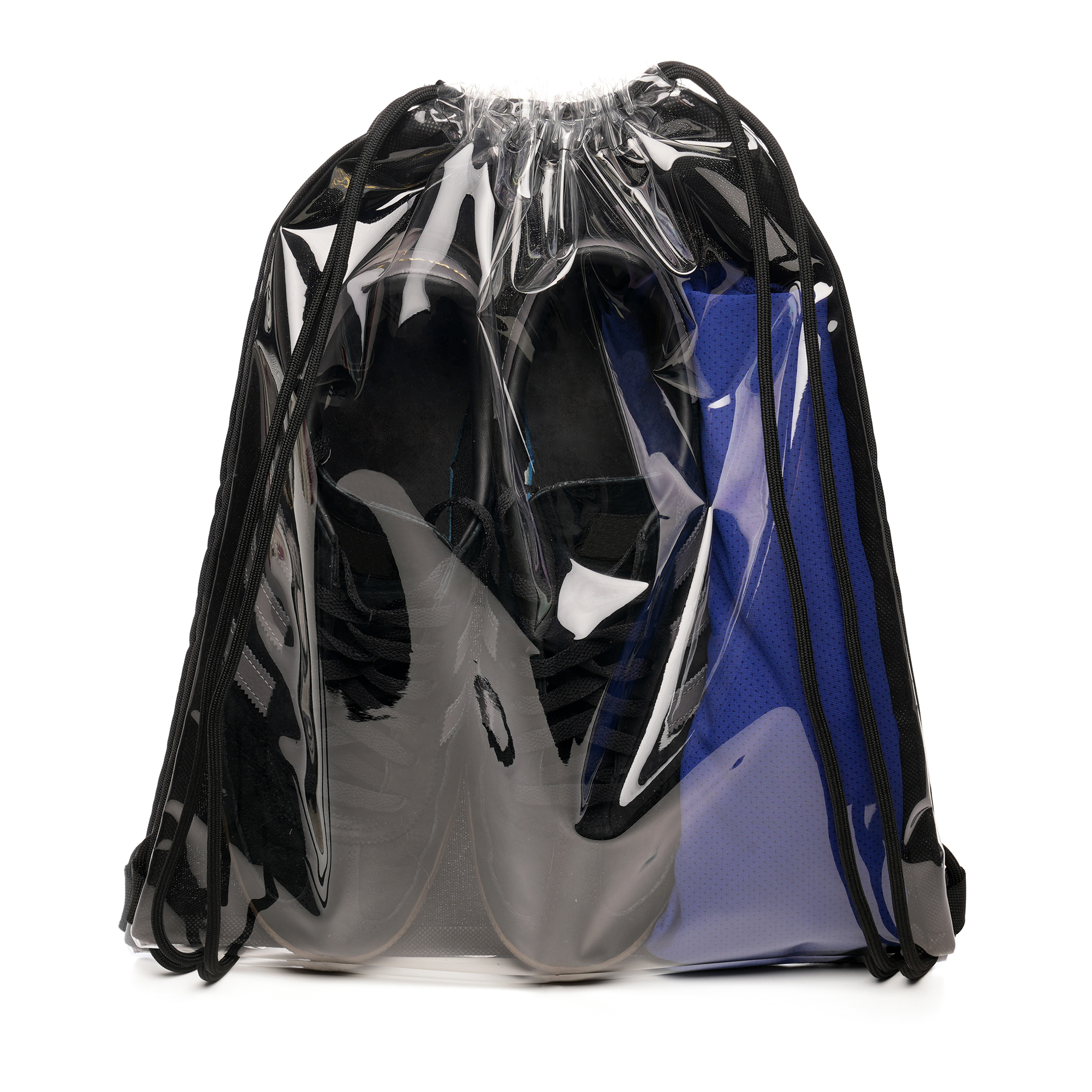 Picture of Transparent Fabric Drawstring Bag