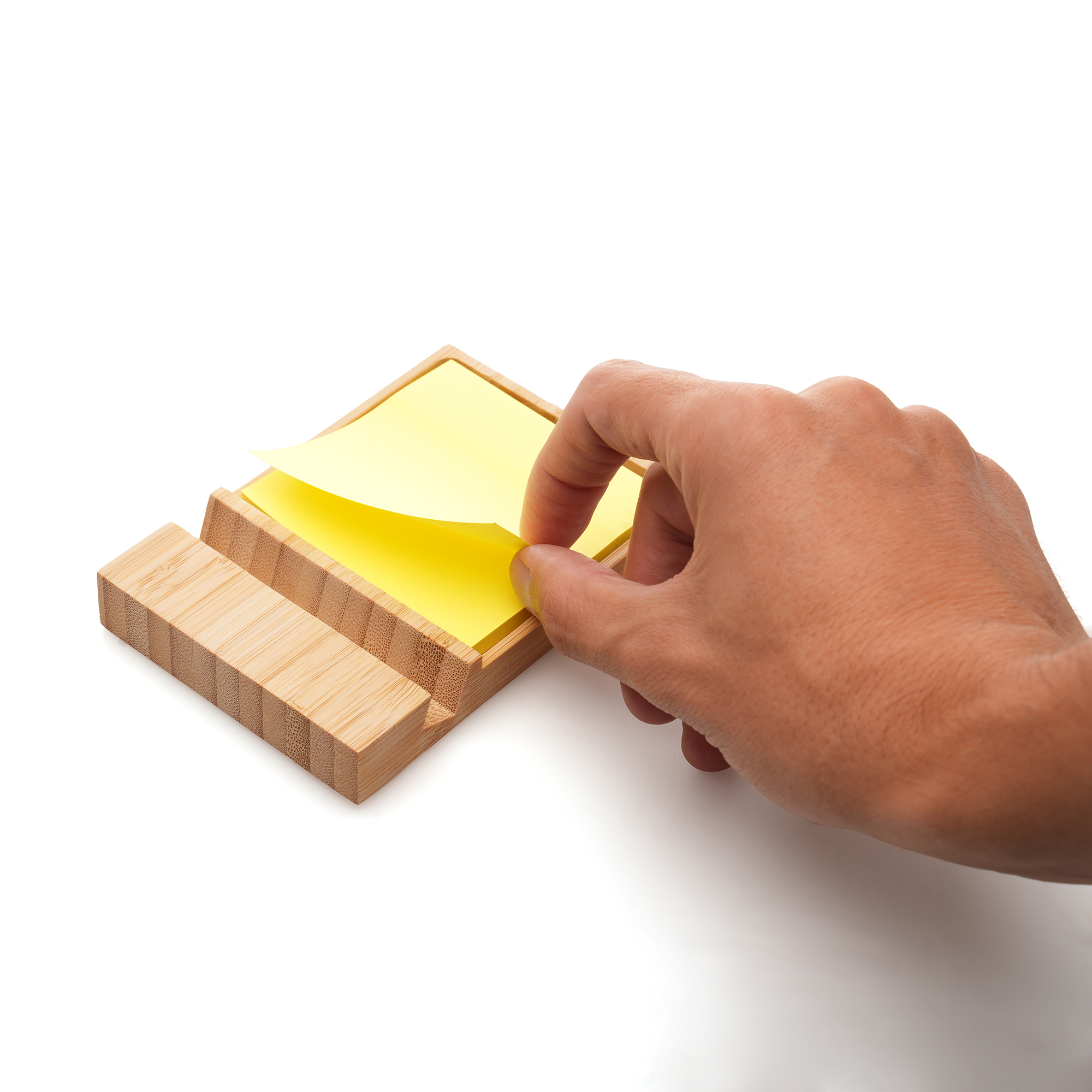 Picture of Promotional Bamboo 2-In-1 Phone Stand