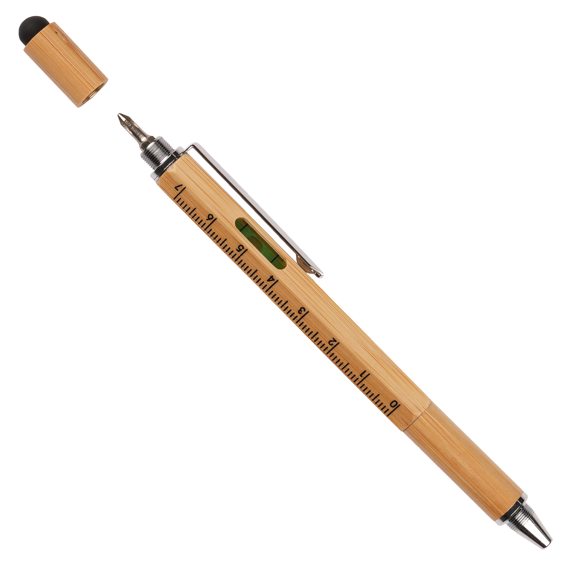 Picture of Systemo Bamboo 6-in-1 Ball Pen