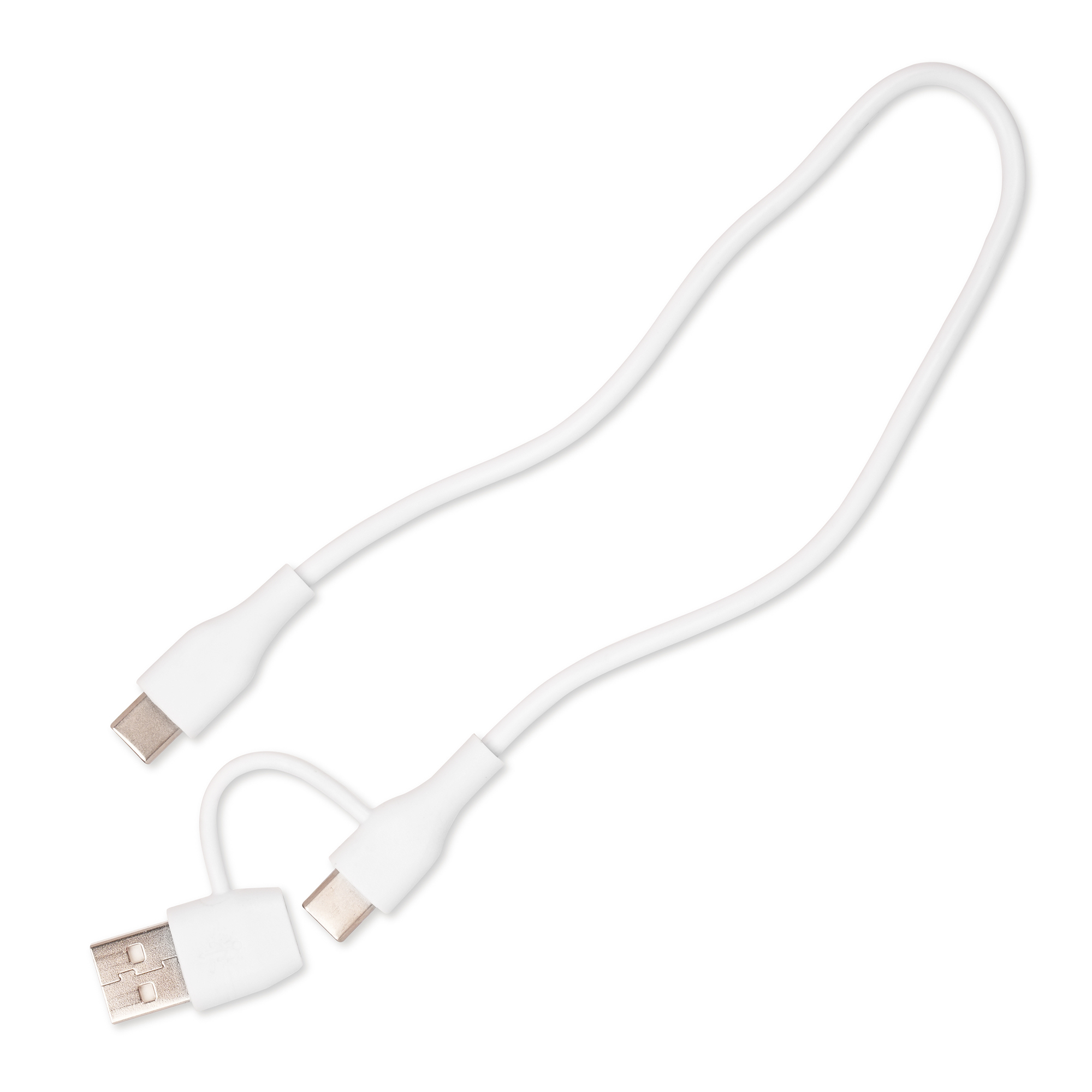 Picture of White USB-C Flat Power Bank