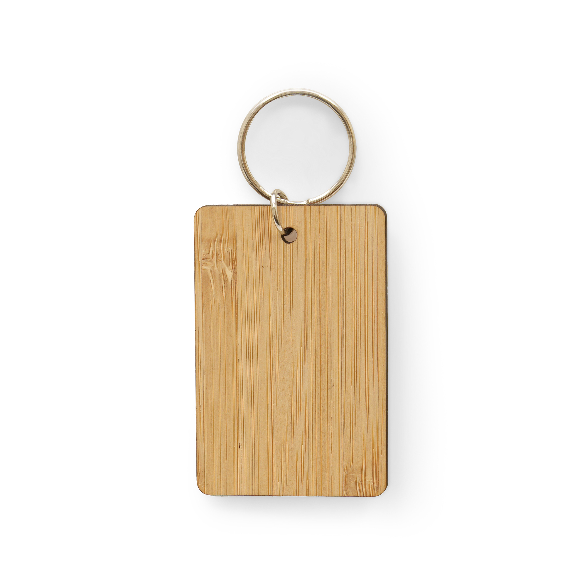 Picture of Rectangular Bamboo Keyring