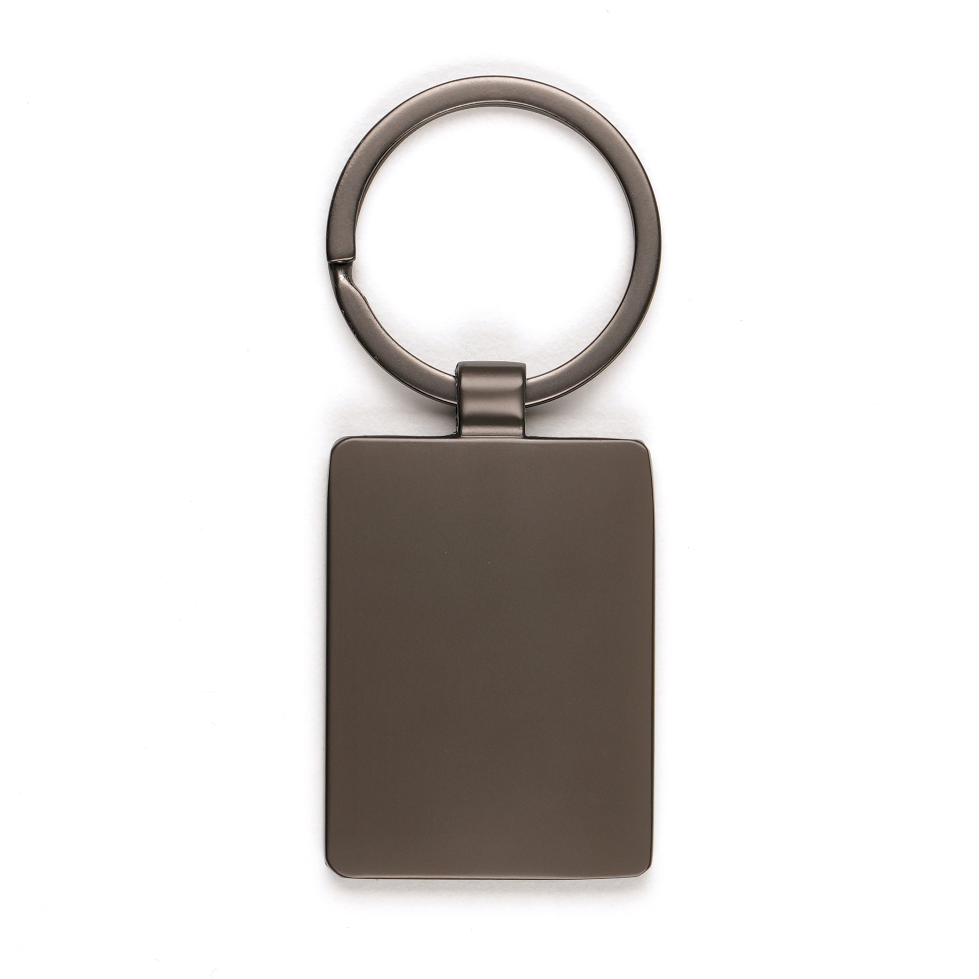 Picture of Rectangular Gun Metal Keyring