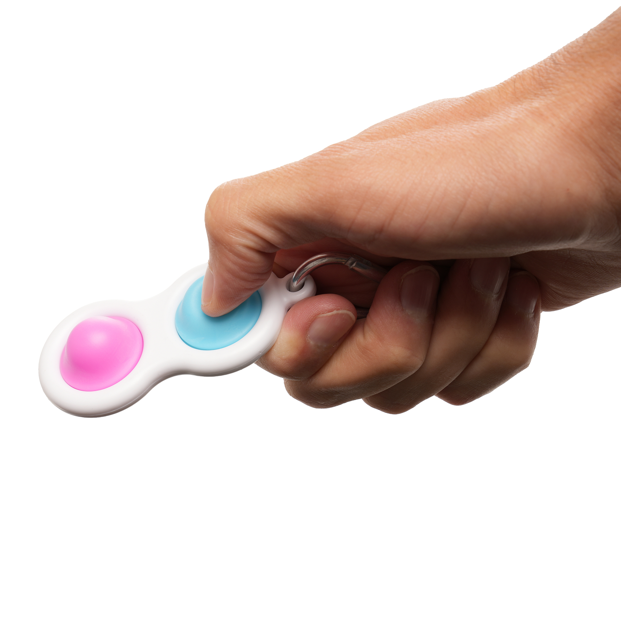 Picture of Seashell Fidget Popper with Carabiner Clip