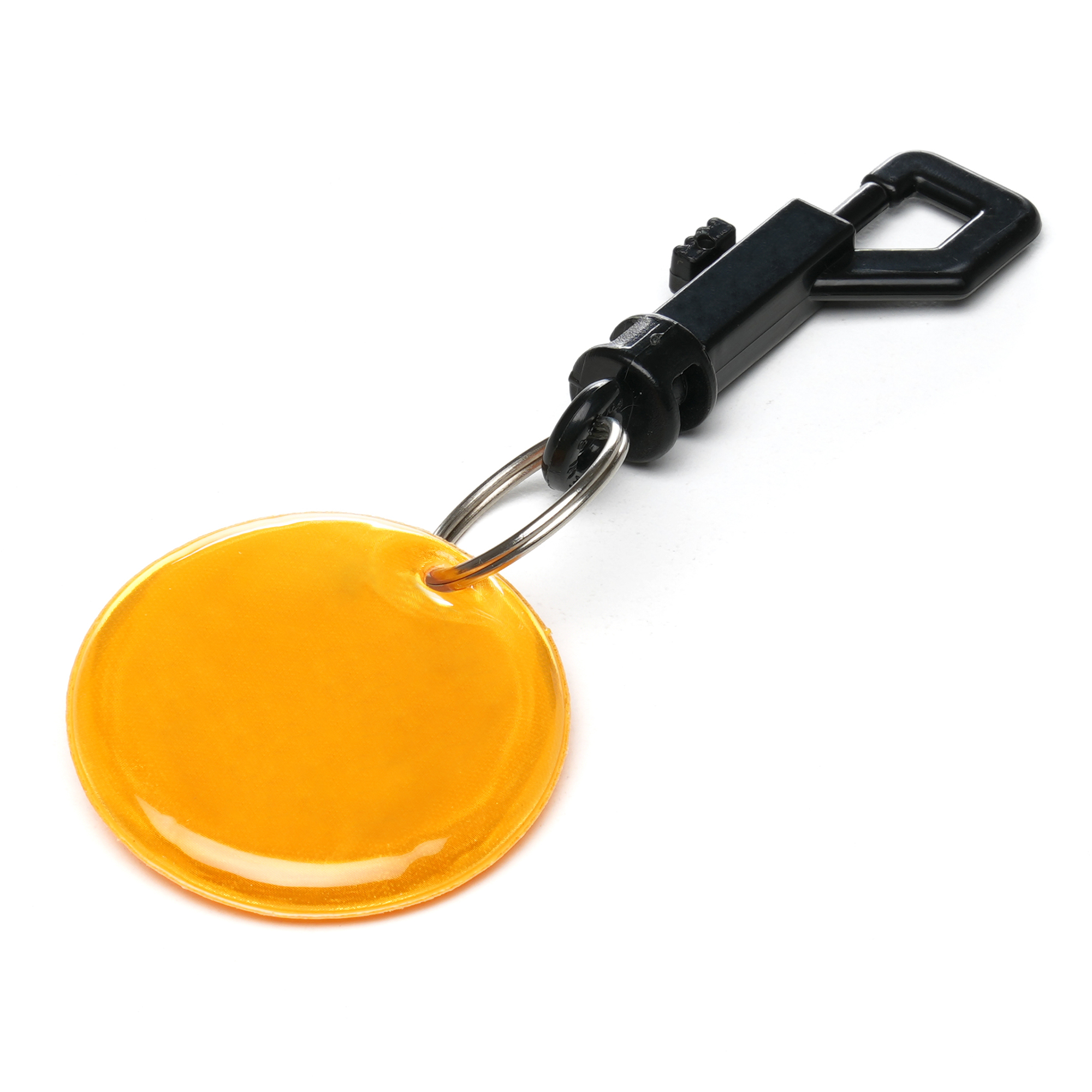 Picture of Round Reflective Keyring with Clip