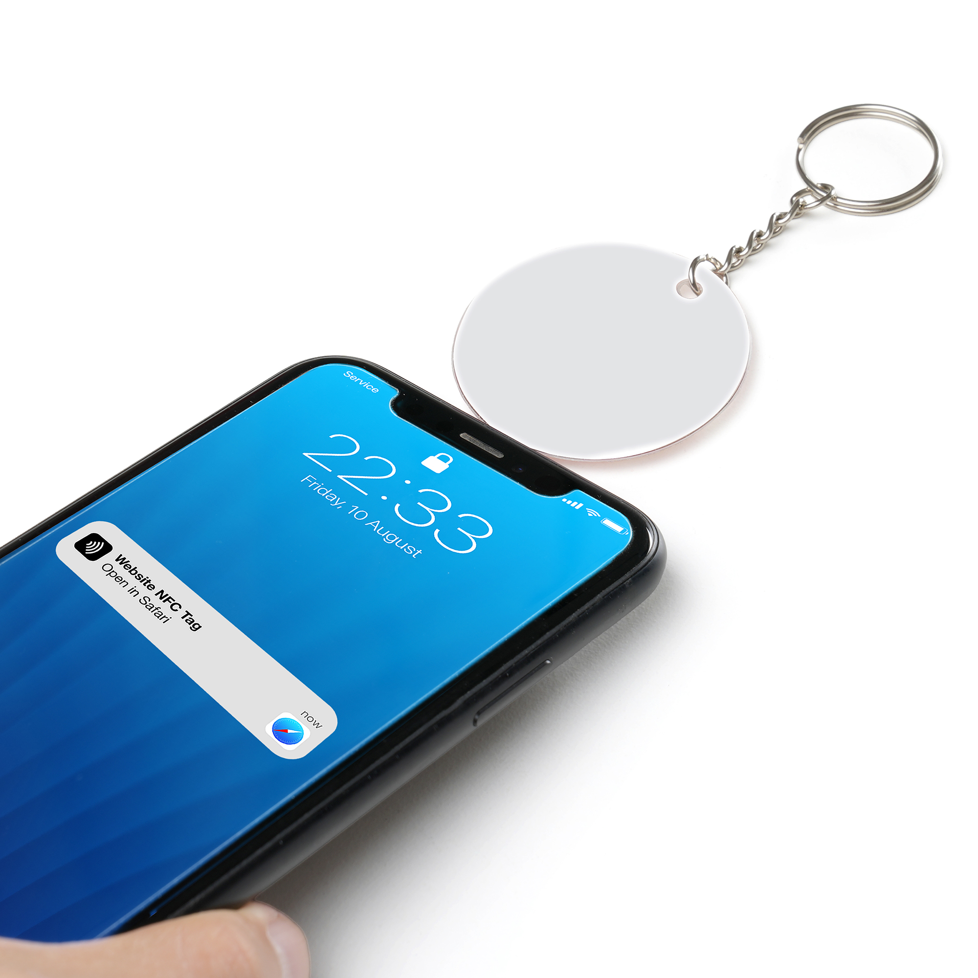 Picture of Rigid PVC NFC Keychain