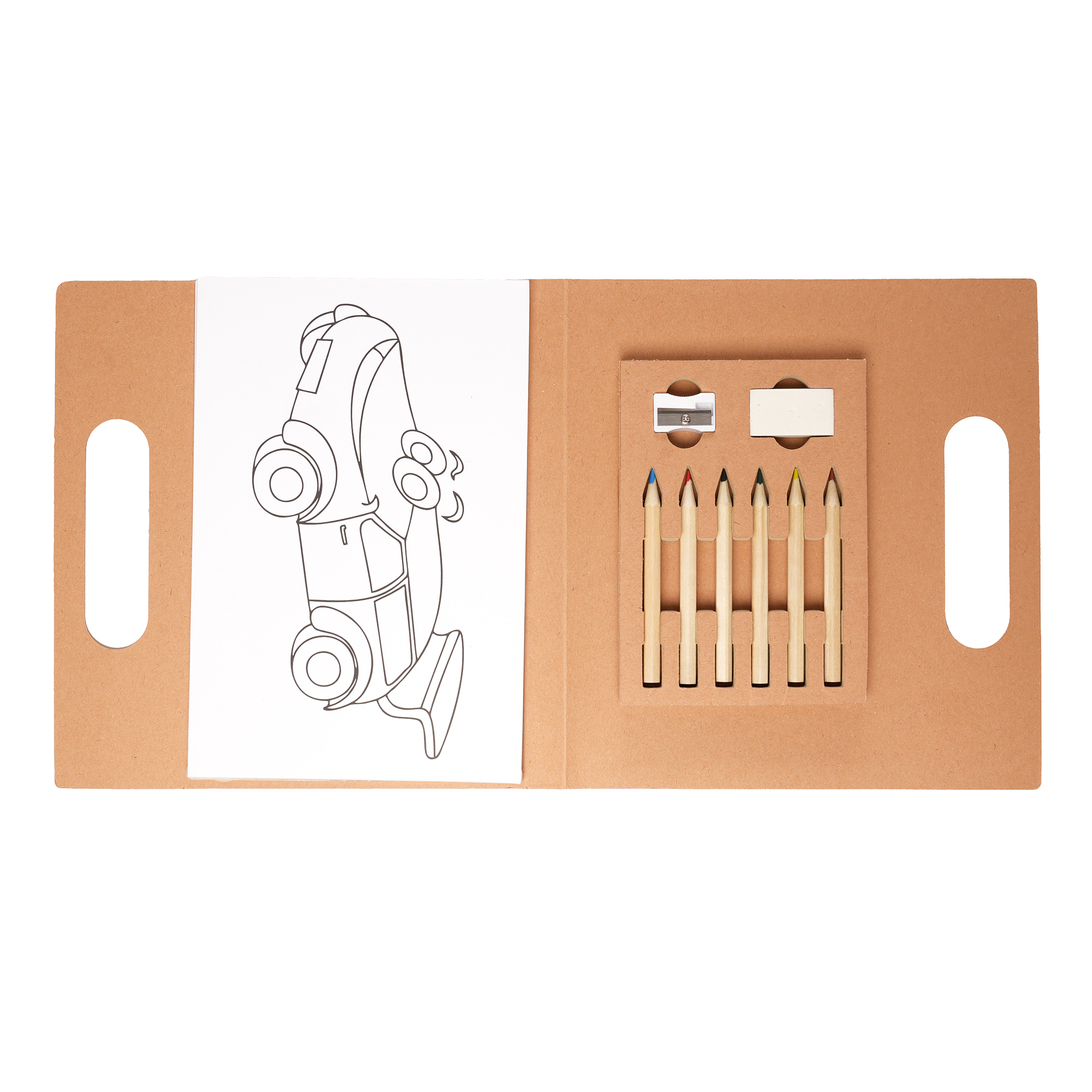 Picture of Colouring Set in Cardboard Carry Case