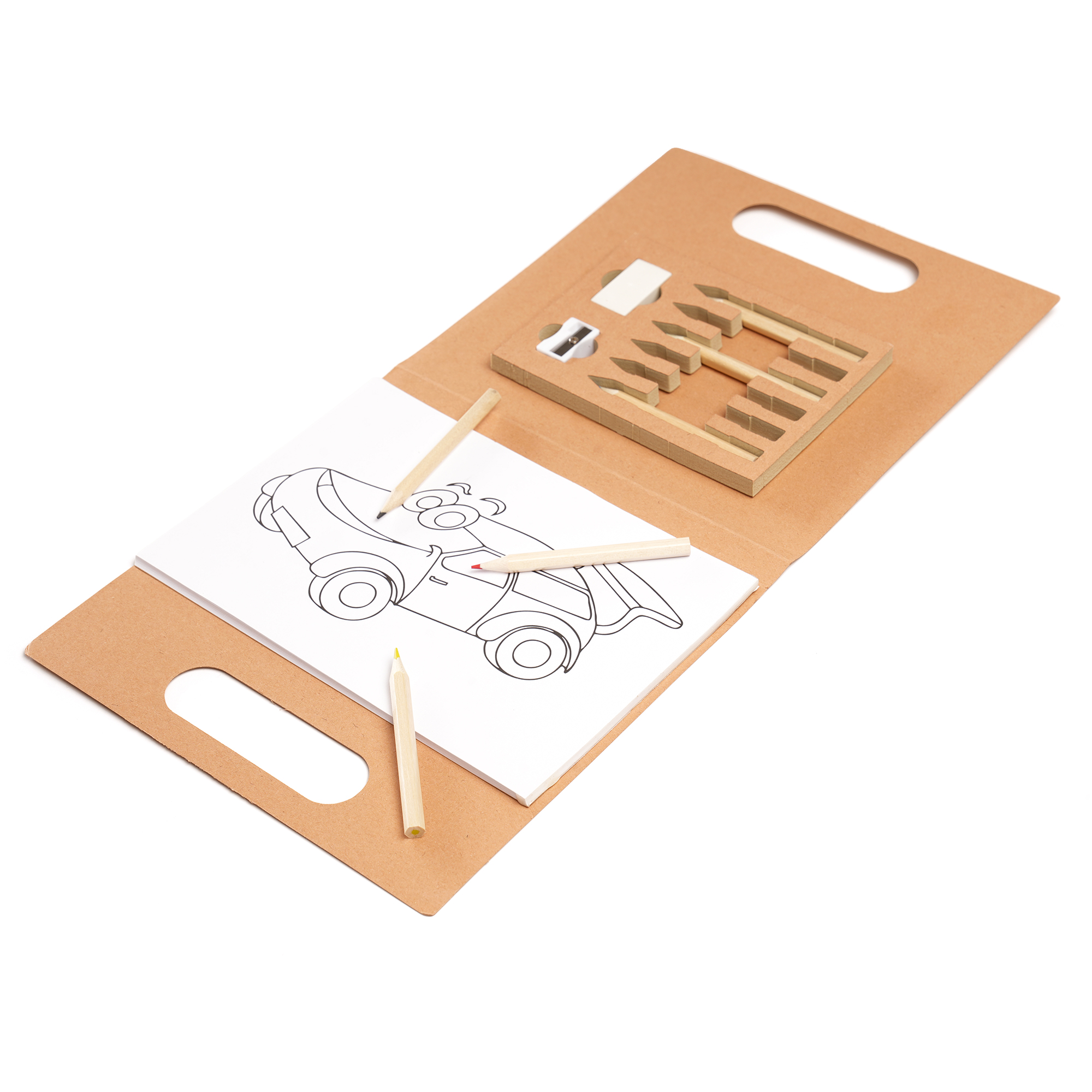 Picture of Colouring Set in Cardboard Carry Case