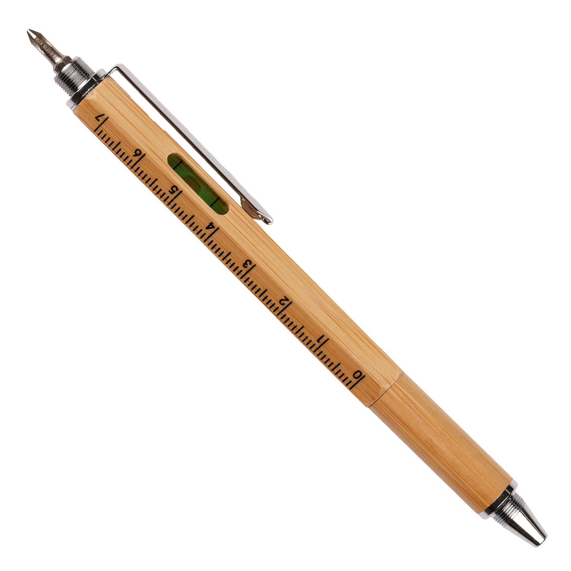 Systemo Bamboo 6-in-1 Ball Pen