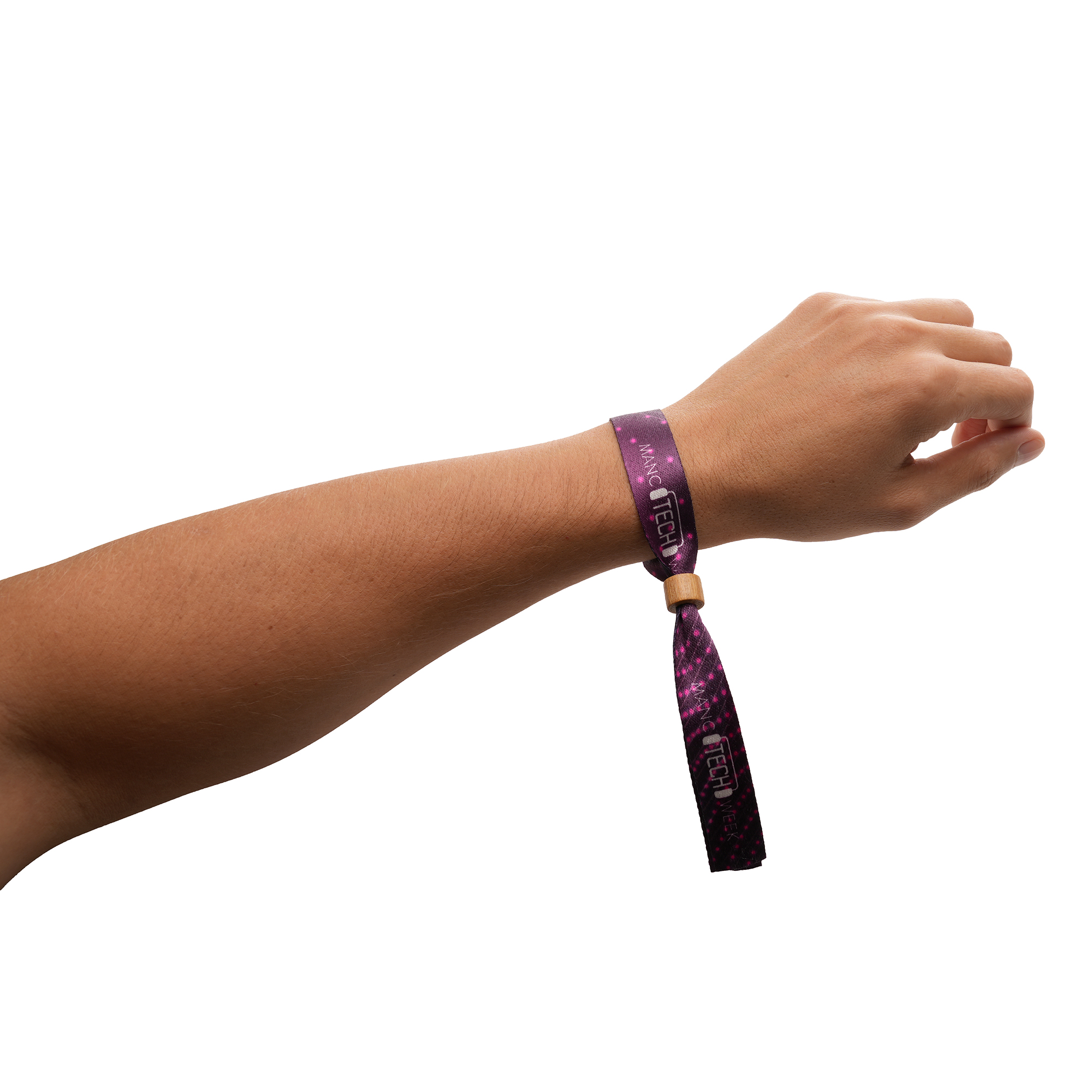 RPET Wristband With Wooden bead