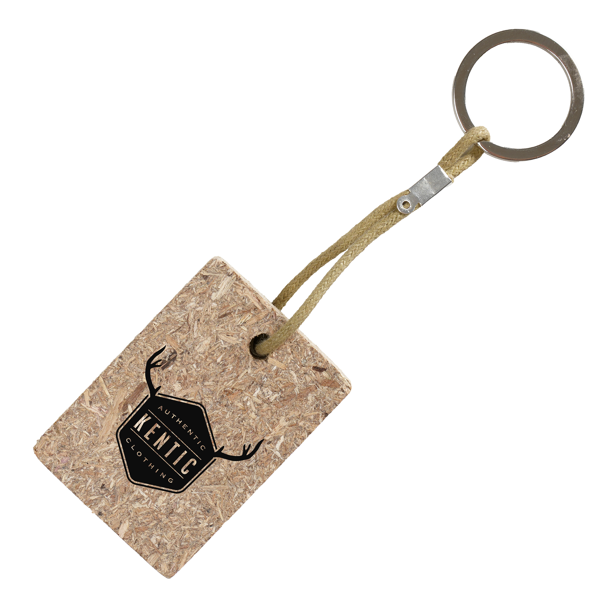 Picture of Rectangle BioHusk Keyring